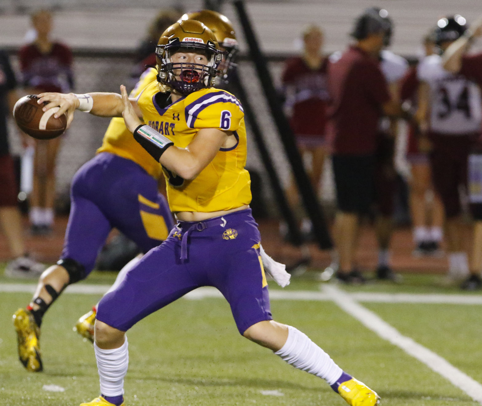 Lowell at Hobart football